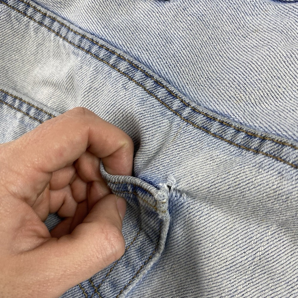 Levis‎ 550 Relaxed Fit Jeans Mens 42x28 Blue Light Wash High Rise - Picture 15 of 16